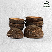 Shell Natural finish oval bowl